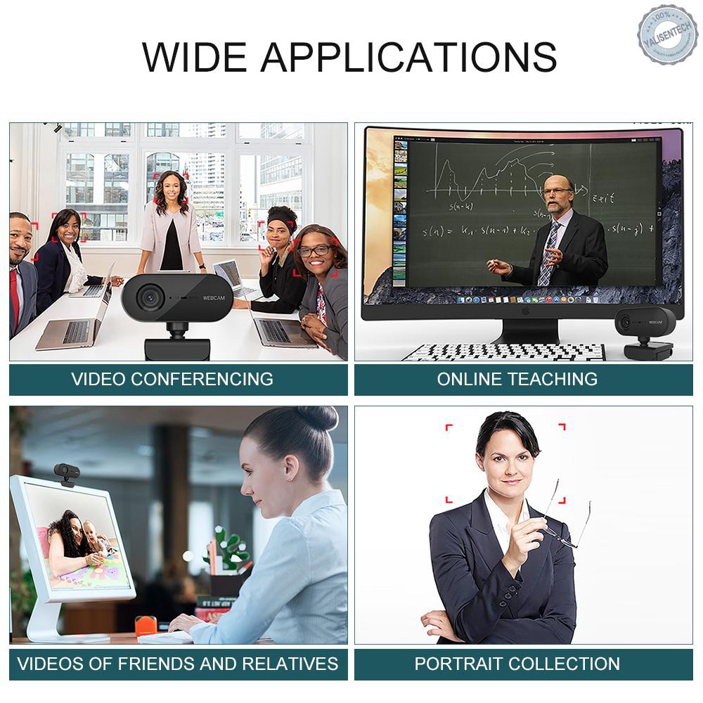 Webcam P7 Usb 1080p Độ Phân Giải Cao Kèm Micro Tiện Dụng Cho Laptop / Máy Tính | BigBuy360 - bigbuy360.vn