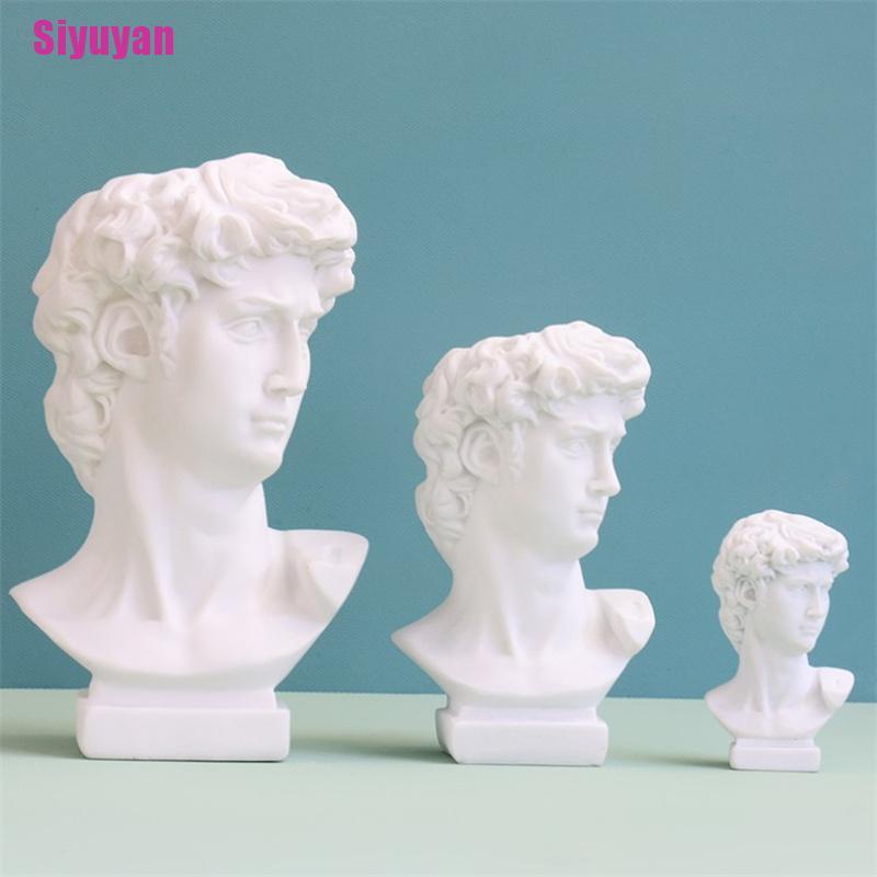 Bình Hoa Hình Đầu Người Nghệ Thuật David Nghệ Thuật Bằng Nhựa Resin Phong Cách Bắc Âu