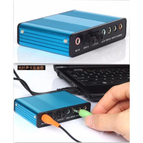 Card âm thanh box 5.1 USB 6CH + Optical audio -DC941