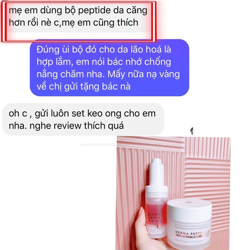 Serum Chống Lão Hoá, Nâng Cơ Derma Peptide Anti - Wrinkle Ampoule | BigBuy360 - bigbuy360.vn