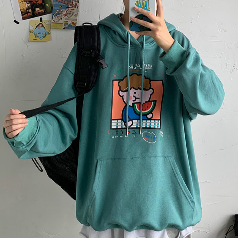 Áo Hoodies Cánh Dơi Hoạ Tiết Hoạt Hình Phong Cách Hàn Quốc | BigBuy360 - bigbuy360.vn