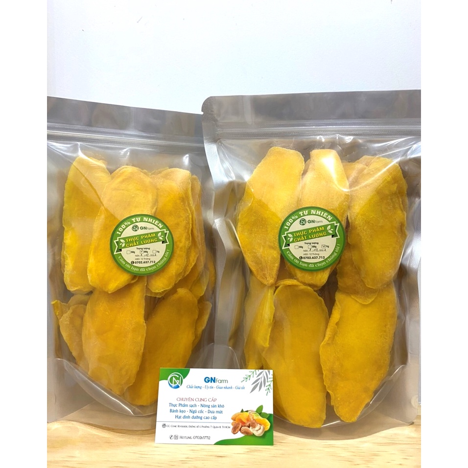 Xoài Sấy Dẻo Nguyên Miếng Siêu Ngon Mứt Xoài Nhập Khẩu Thái Lan - Túi 500g/1kg
