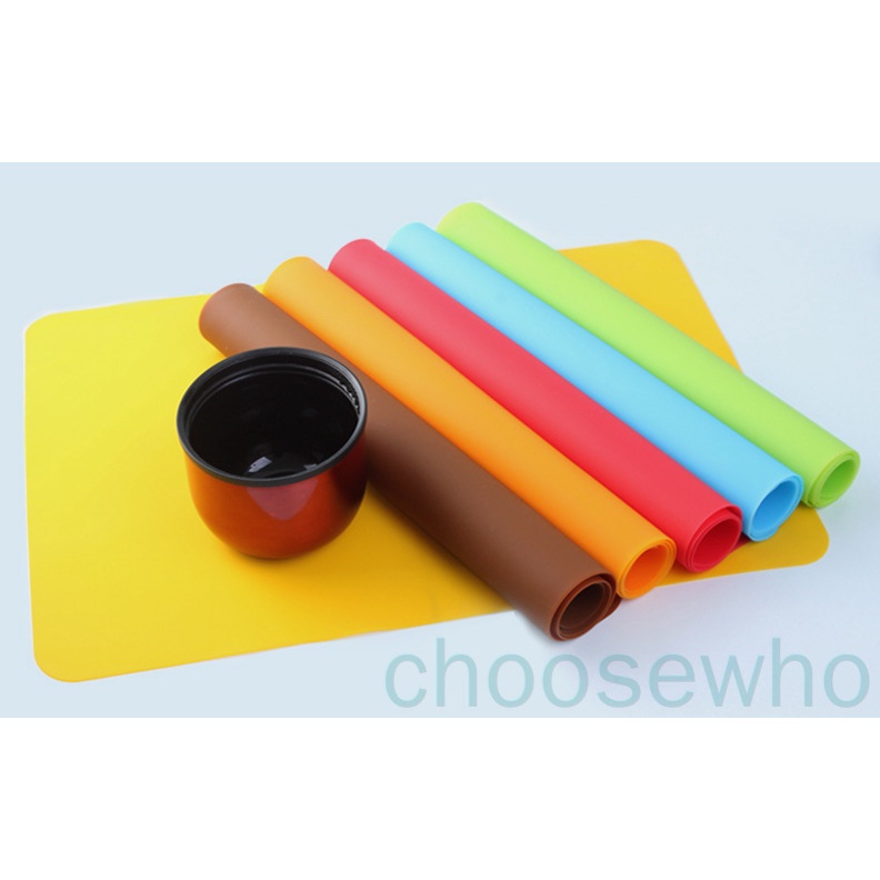Tấm lót nhà bếp bằng silicone cách nhiệt màu xanh dương