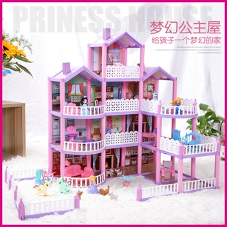 Công Chúa Bé Gái Chơi Đồ Chơi Đồ Chơi Mô Phỏng Lâu Đài Búp Bê Barbie Phù Hợp Với Mô Hình Biệt Thự Trẻ Em Quà Tặng Sinh N