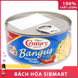 Cá măng sữa vị xông khói Bangus Century hộp 184g - Bách Hóa SibMart - SA0456