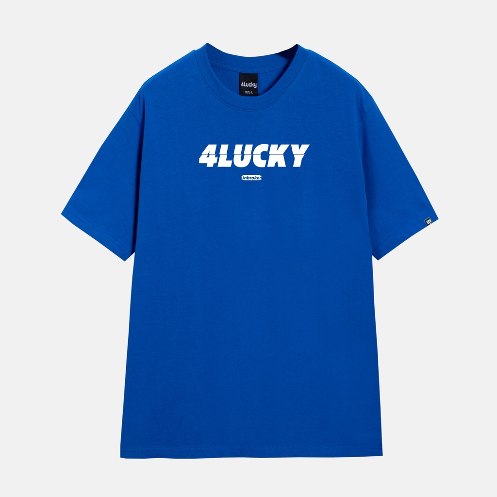 Áo form rộng Unisex 4lucky 6022, Chất cotton 100%, 2 chiều dày, mềm