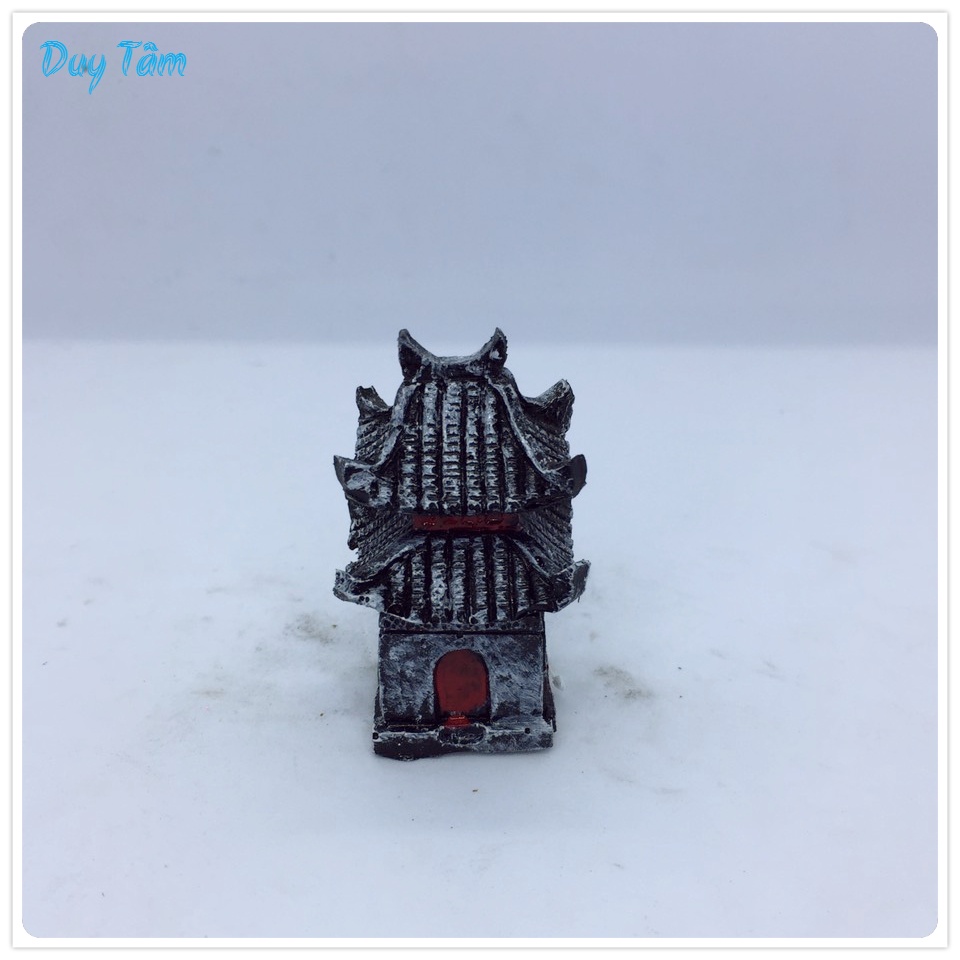 Tiểu cảnh thủy sinh, hồ cá, non bộ, thác nước, trang trí sen đá, bonsai, sân vườn. TC009- Mô hình nhà mini.