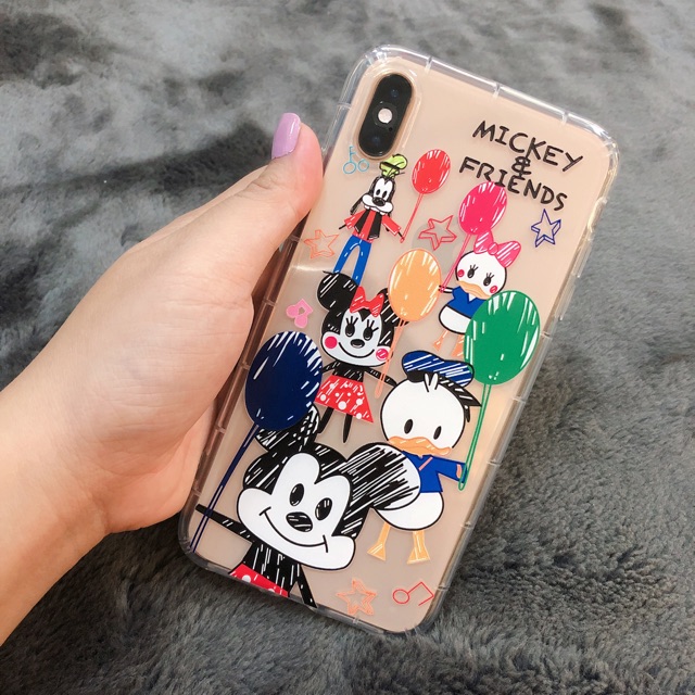 Case iPhone X/XR/XS MAX dẻo hình cute