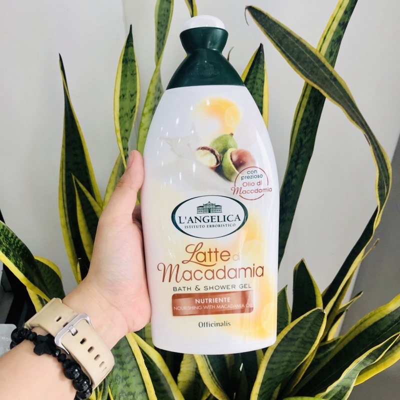 Sữa Tắm Thảo Dược L'angelica Ý_Trắng Da, Dưỡng Ẩm, Mềm Mịn Da, Thơm Lâu - Chai 500ML
