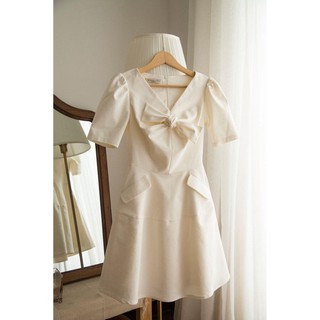 [AT MODA DE LITA] Đầm dự tiệc thắt nơ ngực