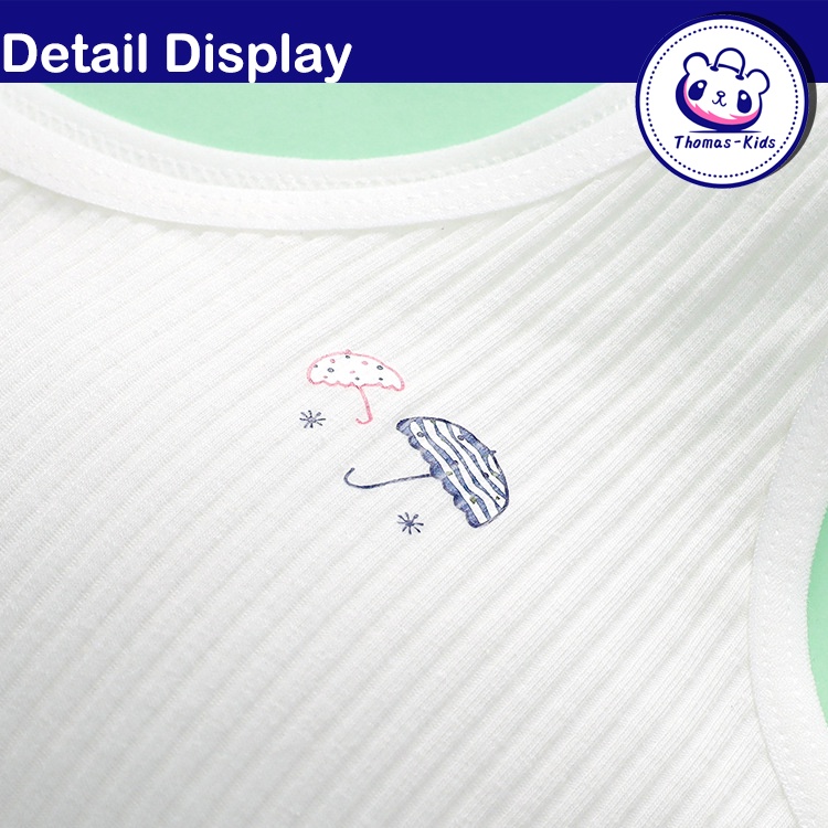 [THOMAS Kids] Áo lót vải cotton Mềm Mại Co Giãn Thoải Mái Kèm Đệm Ngực Dành Cho Bé Gái 8-16 Tuổi