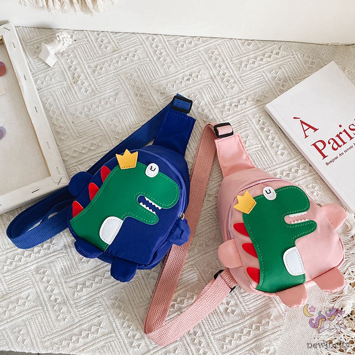 Túi Xách Hình Khủng Long Hoạt Hình Đáng Yêu Dễ Thương Cho Bé