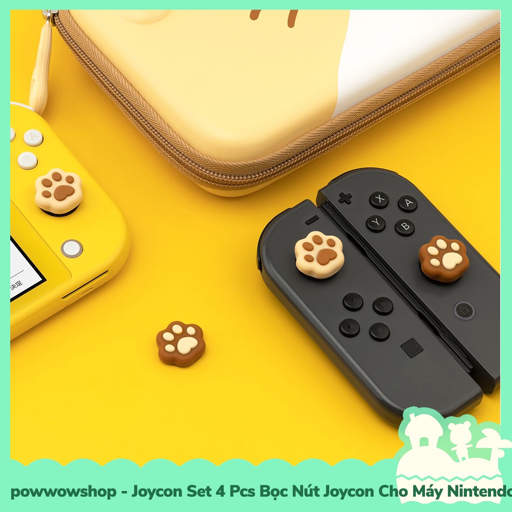 [Sẵn VN - Hỏa Tốc] Joycon OLED/V1/V1/Lite Set 4Pcs Bọc Nút Analog Joycon Cho Máy Game Nintendo Switch Game GS PawPaw