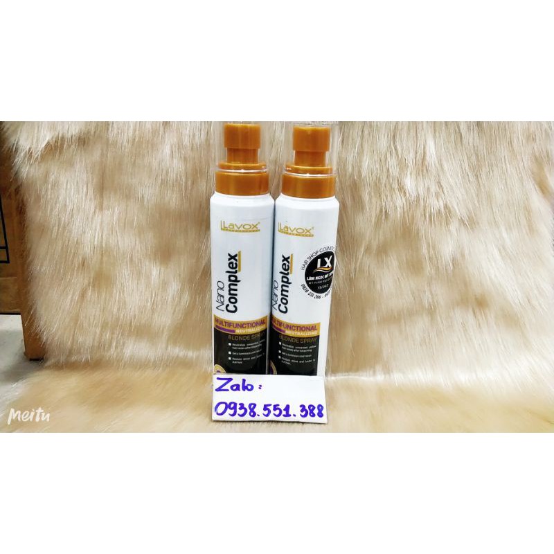 Xịt khử vàng đa năng LAVOX NANO Complex 180ml