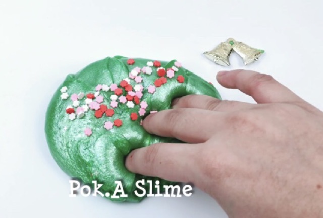 Slime Xmas Tree - chất metallic slime