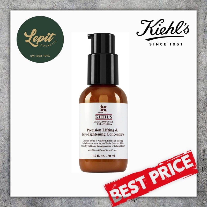 [Chính Hãng] Serum săn chắc da và se khít lỗ chân lông Kiehls Precision Lifting & Pore Tightening Concentrate 50ml