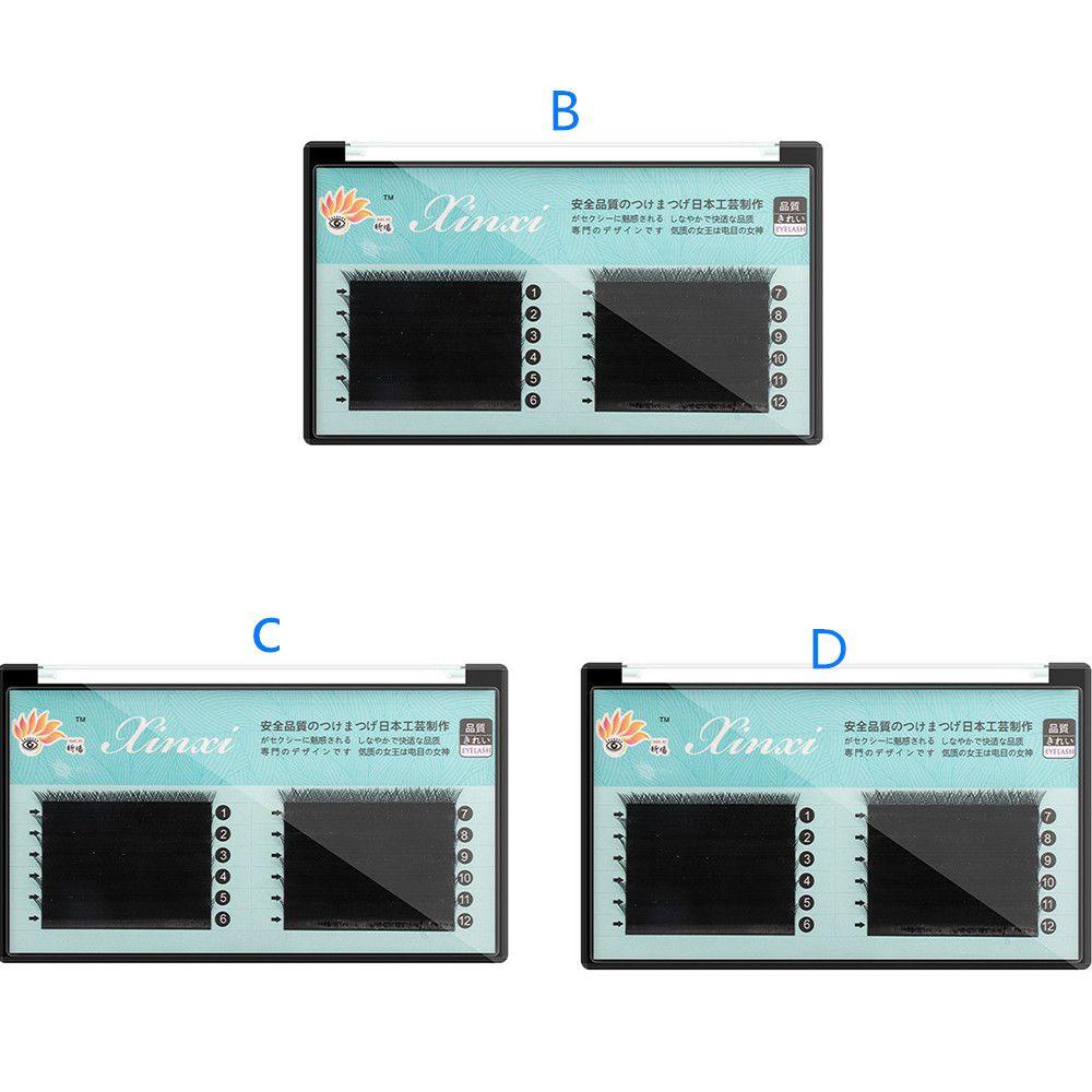 Bộ 12 Cặp Lông Mi Giả Cong 3D Hình Chữ YY