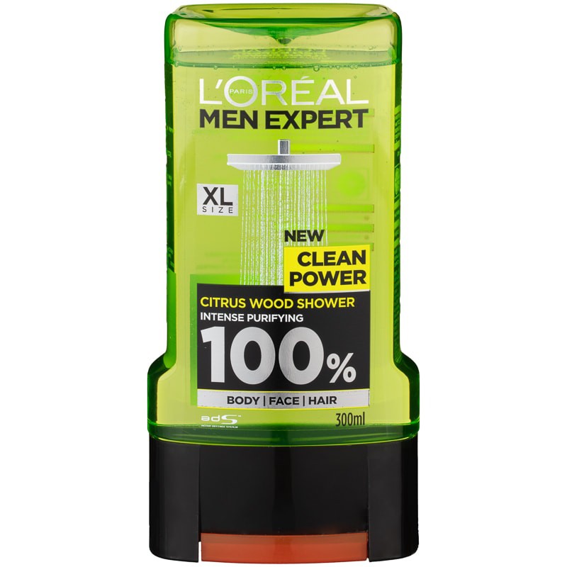 Sữa tắm gội L’ORÉAL Men Expert 3 trong 1 dành cho Nam 300ml