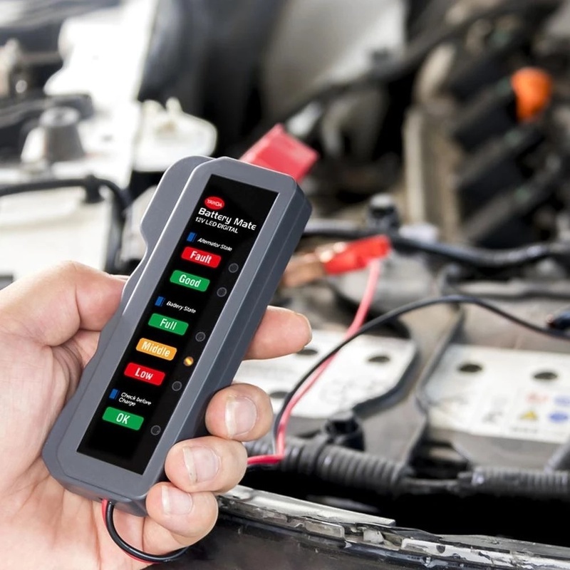 Thiết bị kiểm tra pin chẩn đoán lỗi 12V cho xe máy/ ô tô
