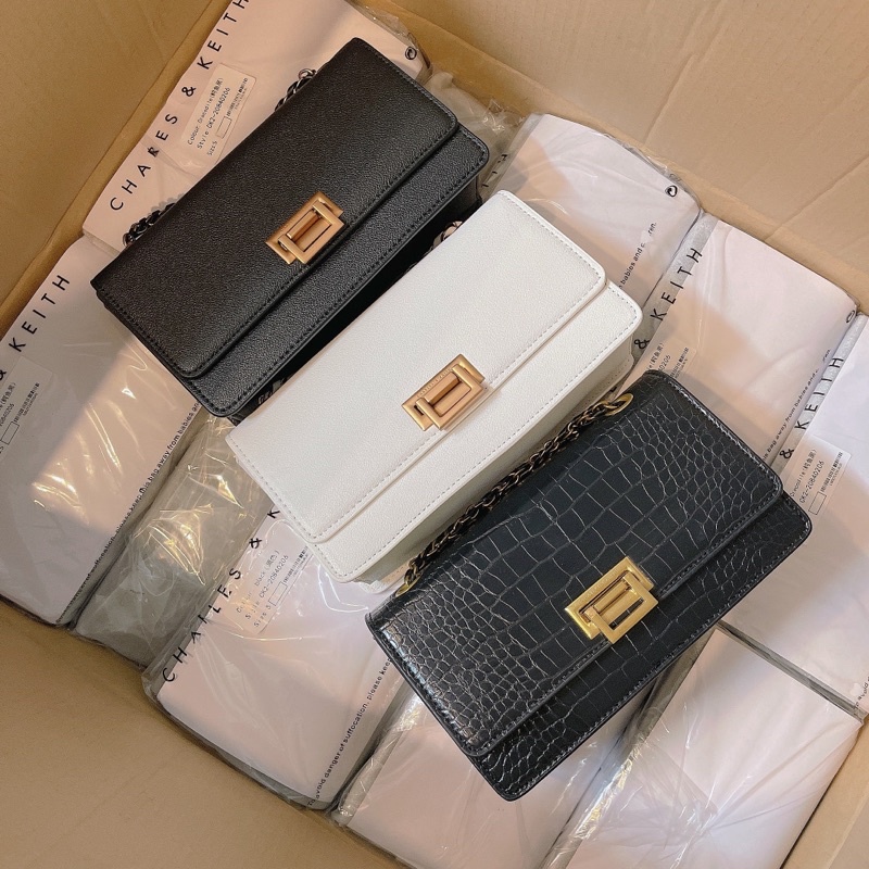 Túi xách nắp gập công sở ảnh thật + video