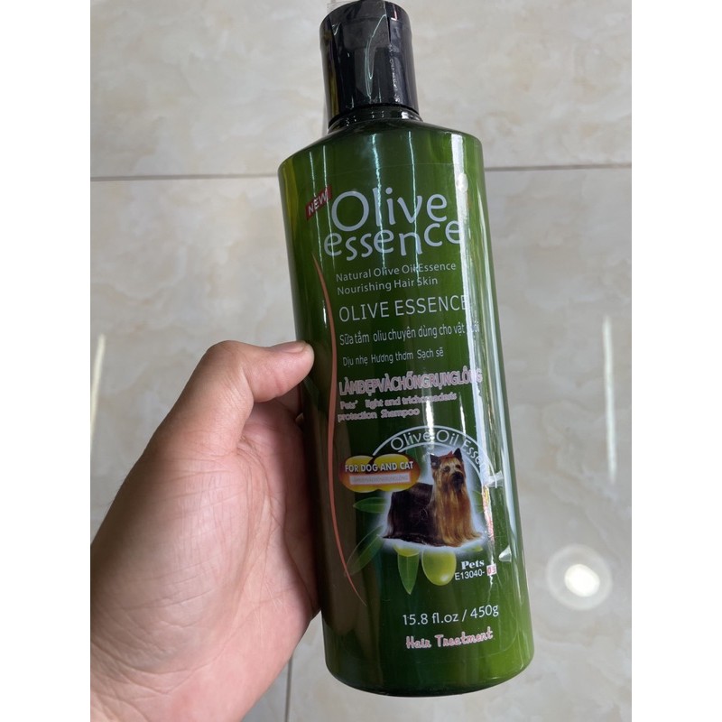 Olive esence sữa tắm oliu chống rụng lông chuyên dùng cho vật nuôi