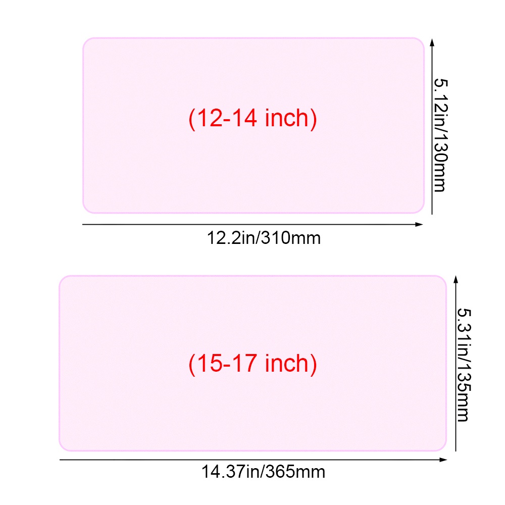 Miếng Dán Bảo Vệ Bàn Phím Laptop 12-17 inch Bằng Silicon Chống Thấm Nước / Bụi Bẩn Tiện Dụng