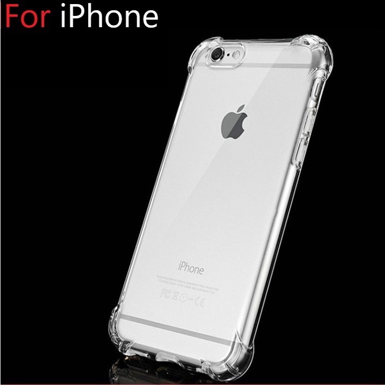 Ốp Lưng Iphone Silicon Trong Suốt 12Promax/11promax/xsmax/xr/66s78plus/678 Loại 4 Góc chống sốc và loại siêu mỏng