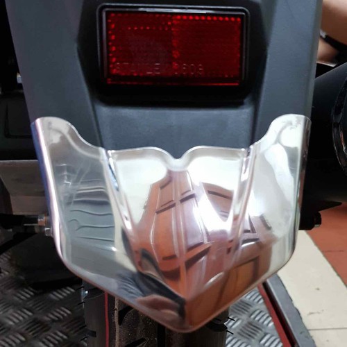 Ốp trang trí Air blade 2020 - 2021 che pô, quạt gió, pô e, để chân inox