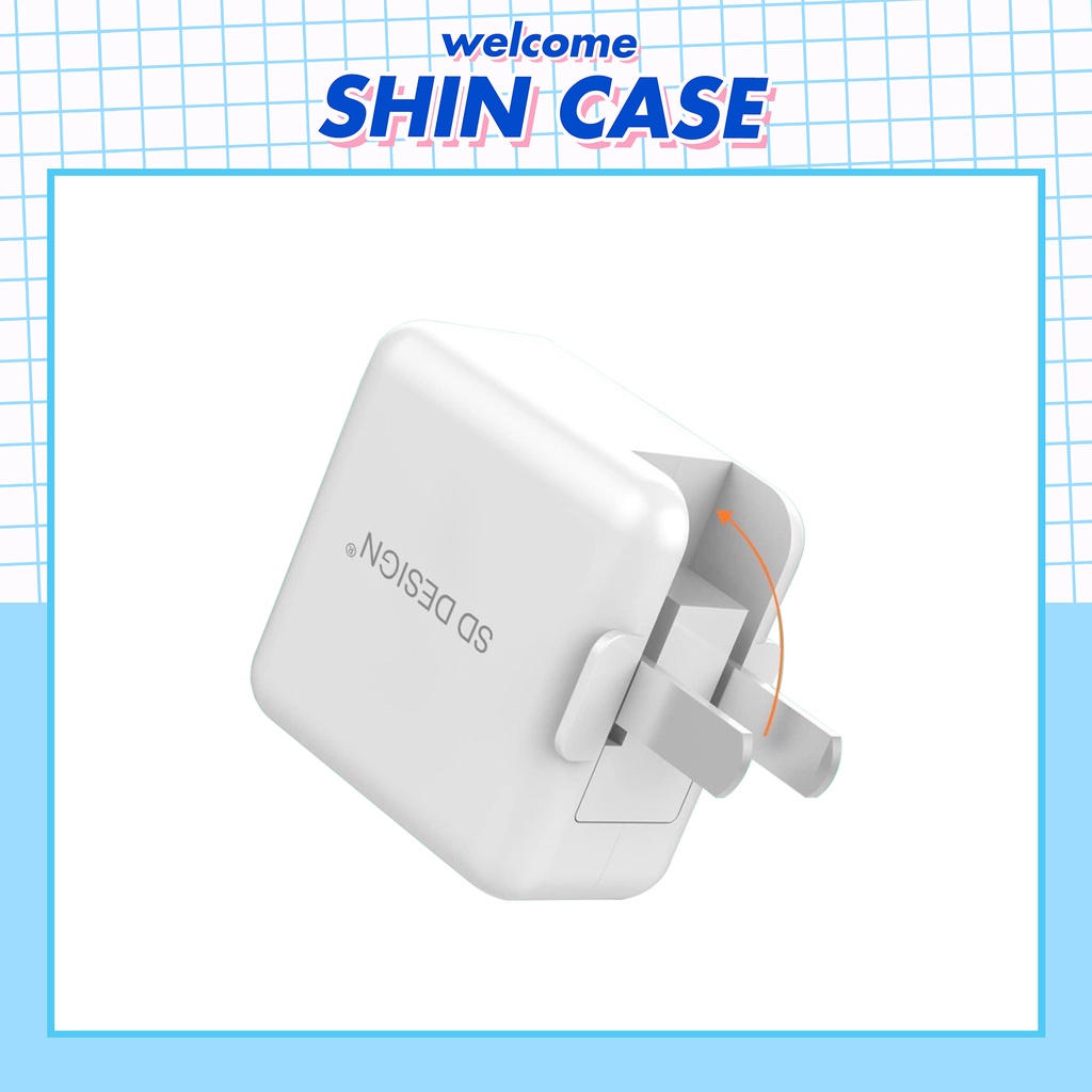 Bộ Củ Dây Cáp Sạc SD-C77s Cho ĐT Pin Dự Phòng Tai nghe Bluetooth Case pro Vỏ Ốp lưng
