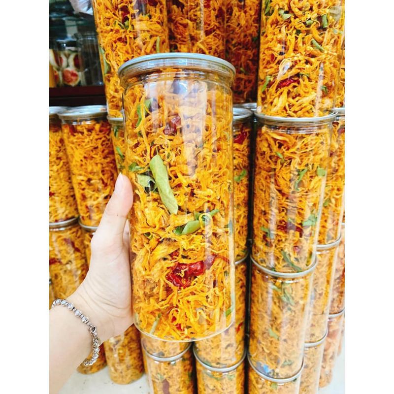 sỉ 10 hủ 300gr khô gà lá chanh
