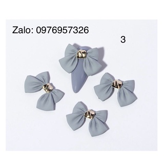 Nơ gắn móng  set 20 nơ，5 màu