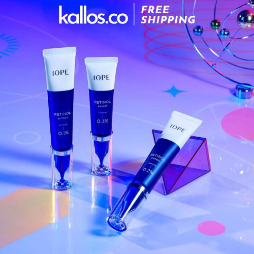 Tinh Chất IOPE Retinol Super Bounce Serum, Retinol Expert 0.1%, 0.3% Wrinkle Corrector Chống Lão Hoá - Kallos Vietnam