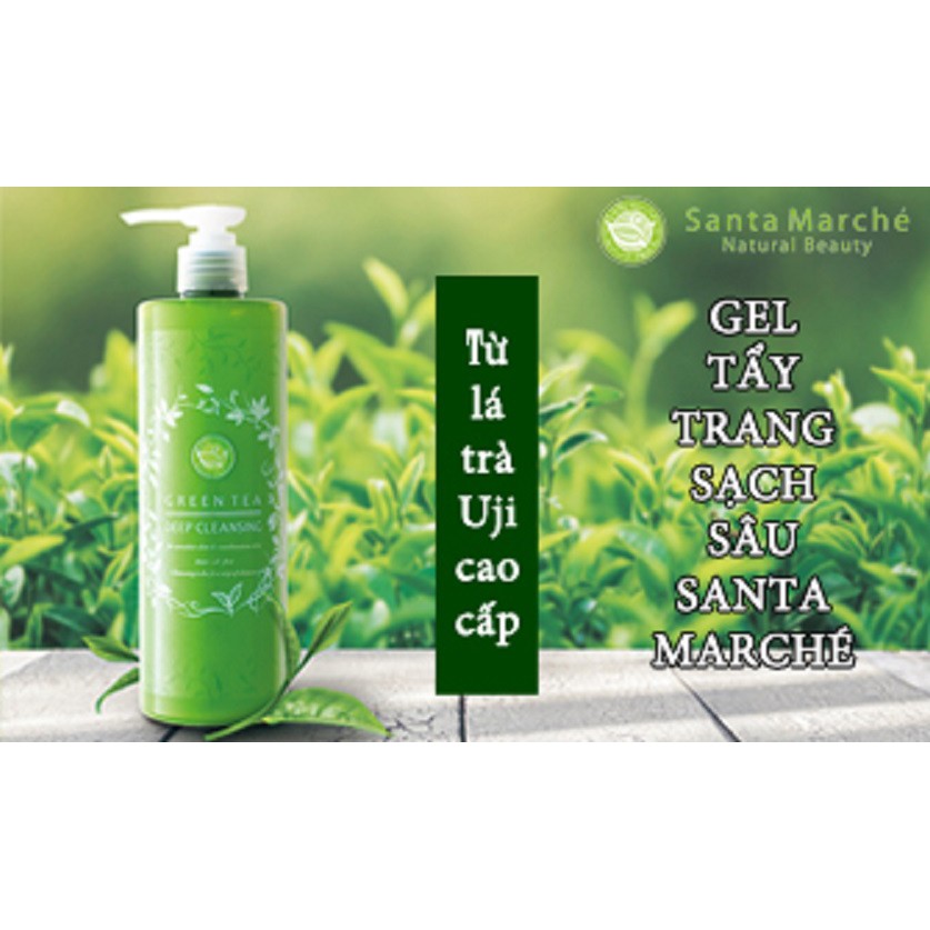 Gel tẩy trang GREEN TEA SANTA MARCHE 400ml