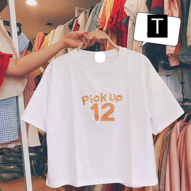 Áo croptop số 12 ngắn tay DTR0519