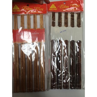 10 đôi đũa ăn gỗ, tre, đũa dừa