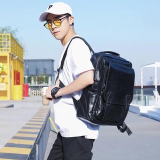 [HOTTREND] Balo Da Nam Hàn Quốc - Balo Thời trang Nam - Đựng laptop