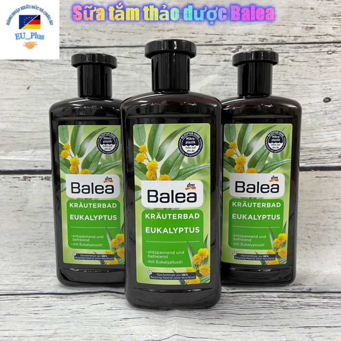 Dầu tắm thảo dược Balea Lavender/ hương bạch đàn eukalyptus 500ml - Đức