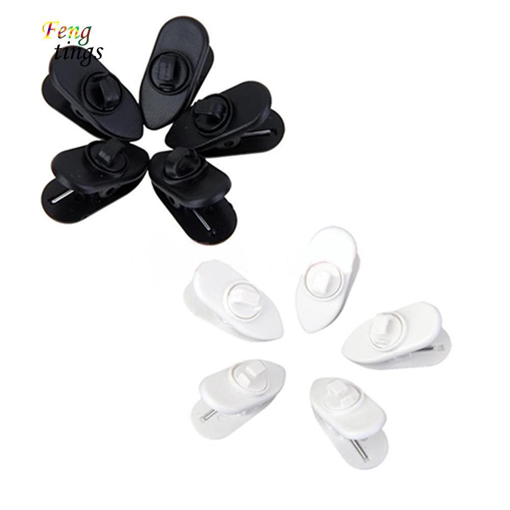✌ FT ✌ 10 Pcs Rotatable Clip for Cable On Lapel Lavalier Microphone Headphones