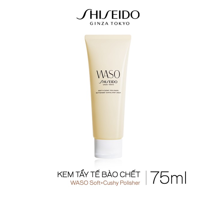 [Mã FMCGMALL -8% đơn 250K] Kem tẩy tế bào chết Shiseido WASO Soft+Cushy Polisher 75ml | BigBuy360 - bigbuy360.vn