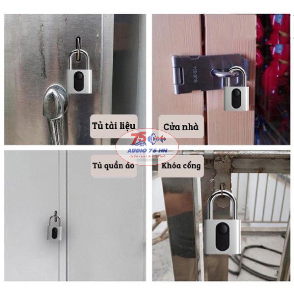 Ổ khóa vân tay thông minh OKLOK GS40FB mở bằng vân tay hoặc App điện thoại (bluetooth) mẫu mới nhất