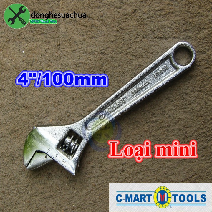 Mỏ lết mini 4 inch 100mm C-MART F0001-04