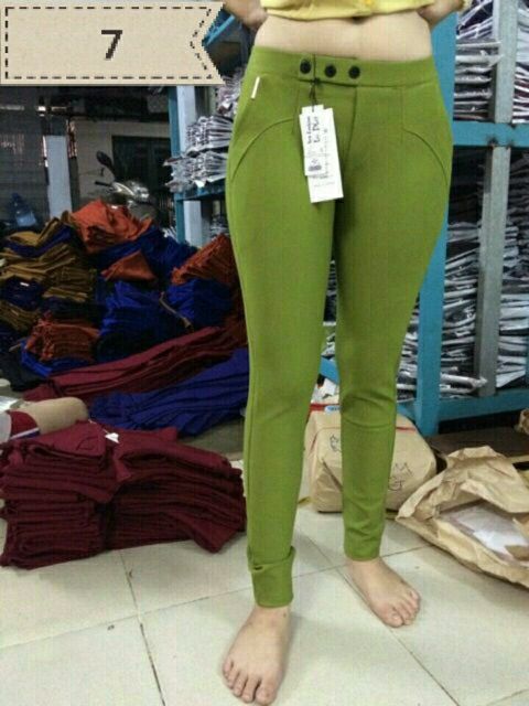 Quần dài cotton lưng thun