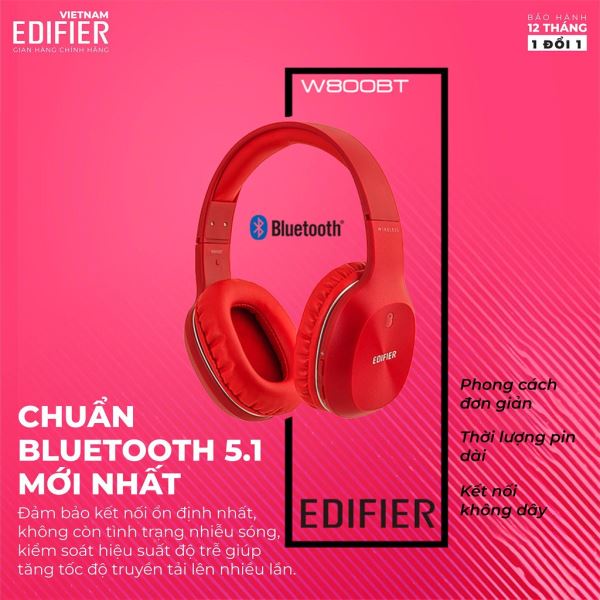 Tai nghe Bluetooth 5.1 thể thao EDIFIER W800BT Plus