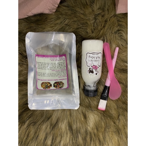 5 Combo ủ trăng măt+body cực tốt cho da( Tặng kèm que+cọ) handmade