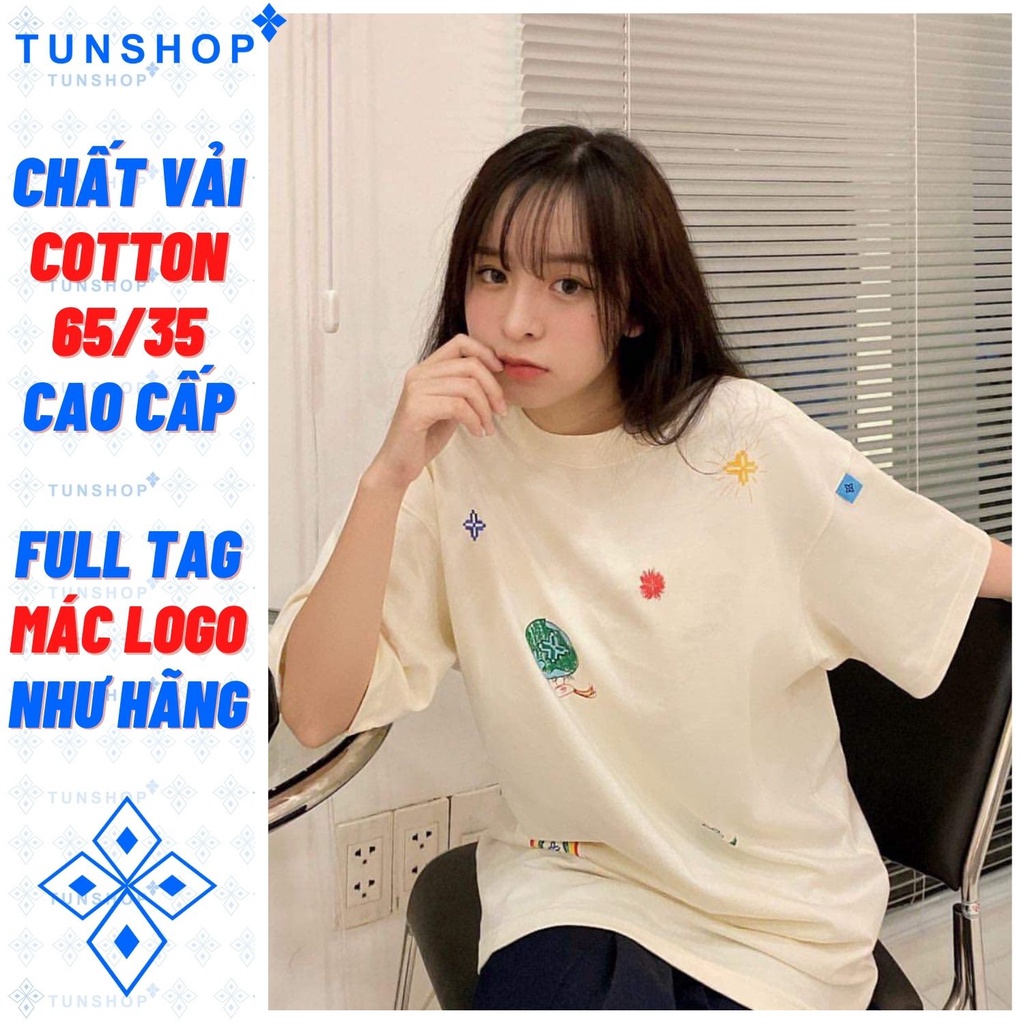 Áo thun LEVENTS Loveyou300k Special/ Cream Tay Lỡ Nam Nữ Levents