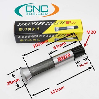 Collet máy mài mũi dao khắc cnc
