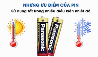 Vỉ 2 viên Panasonic Alkaline AAA/ AA