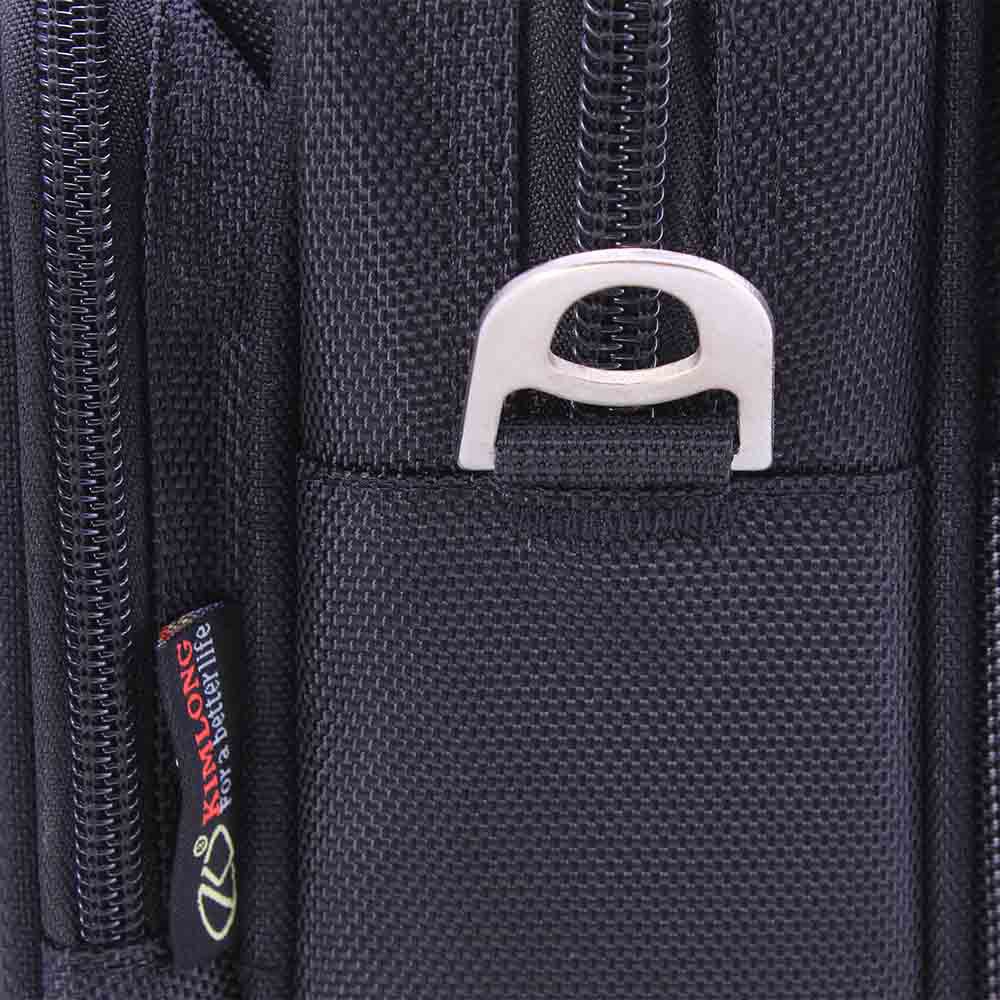 Cặp văn phòng, cặp laptop 14 inch, có quai đeo chéo, nhiều ngăn KL19 đen | BigBuy360 - bigbuy360.vn