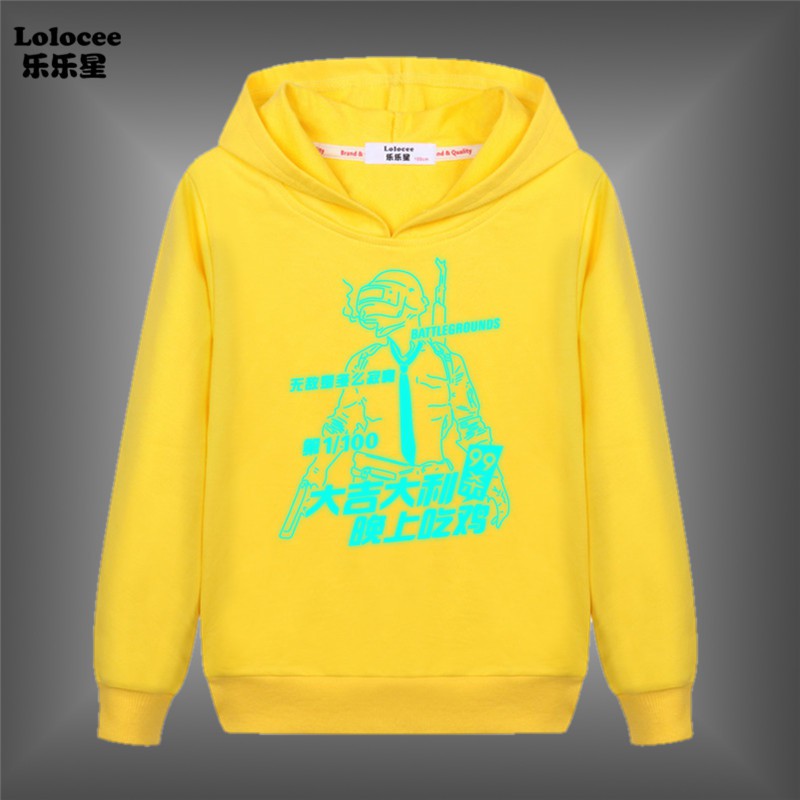 PUBG Áo Hoodies Có Nón Dài Tay Thời Trang Nam