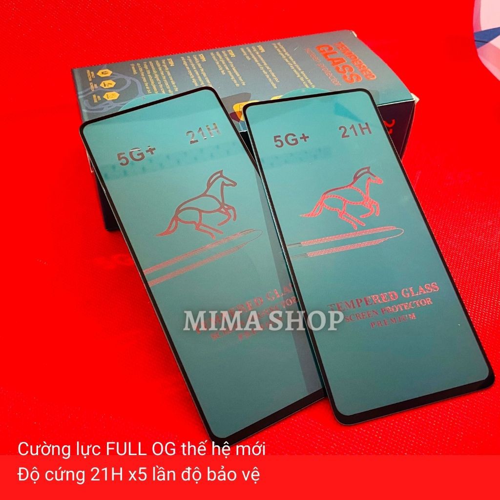 Kính cường lực Oppo Reno 6z/ Reno 6 5g/ Reno 5/ Reno 4 Full màn cao cấp OG+ độ cứng 21H siêu mượt hạn chế vân tay [MIMA]